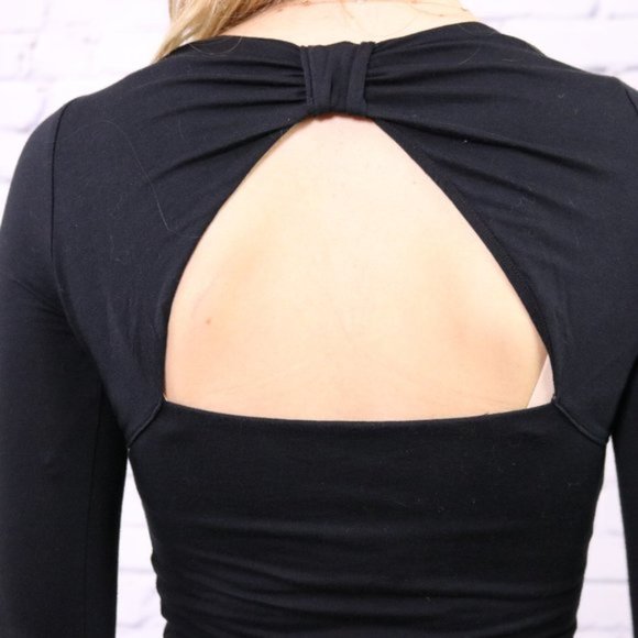 Guess black bodycon cutout mini dress c1 - Picture 6 of 9